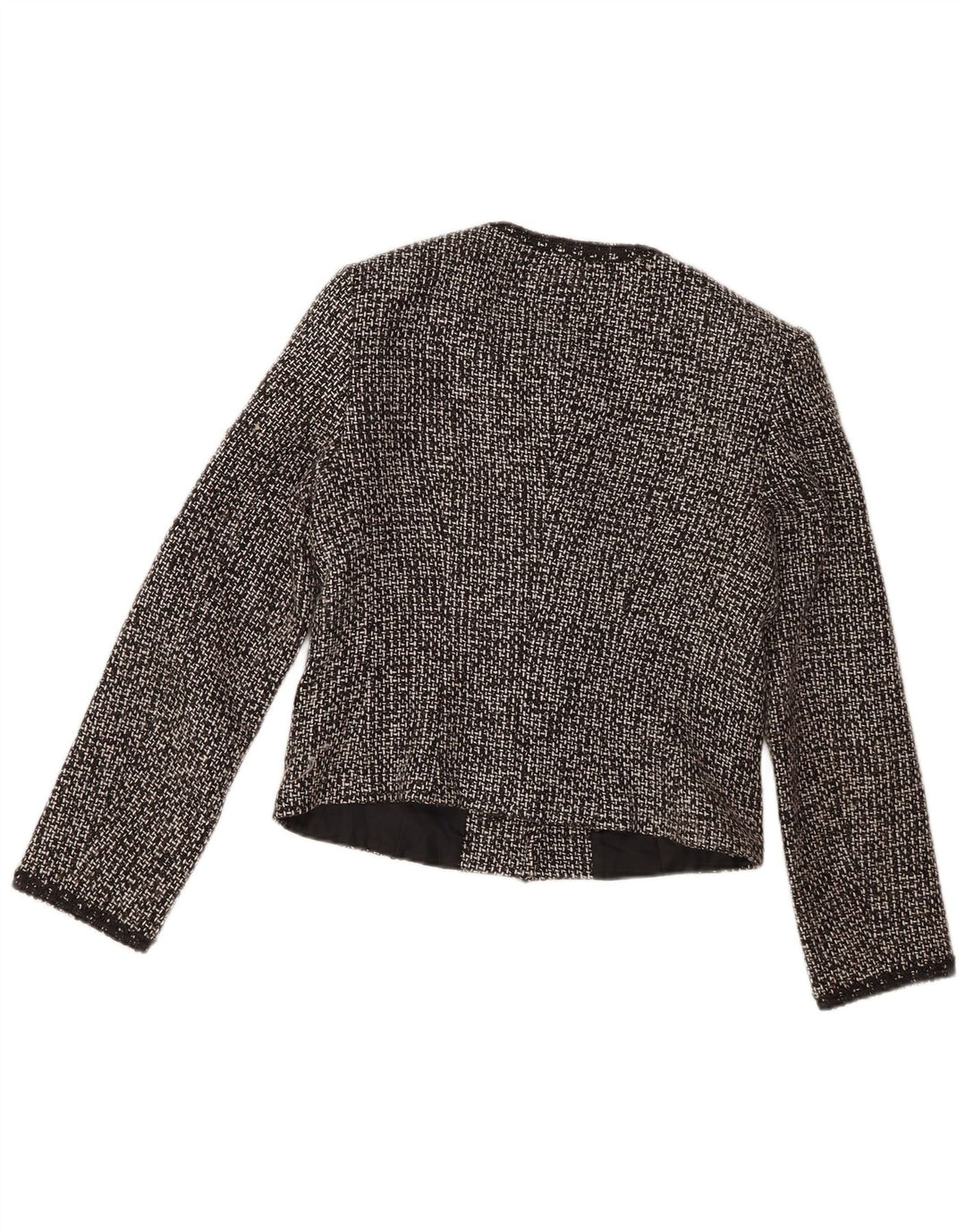 Vintage mujer 5 botones Blazer chaqueta IT 44 medio negro