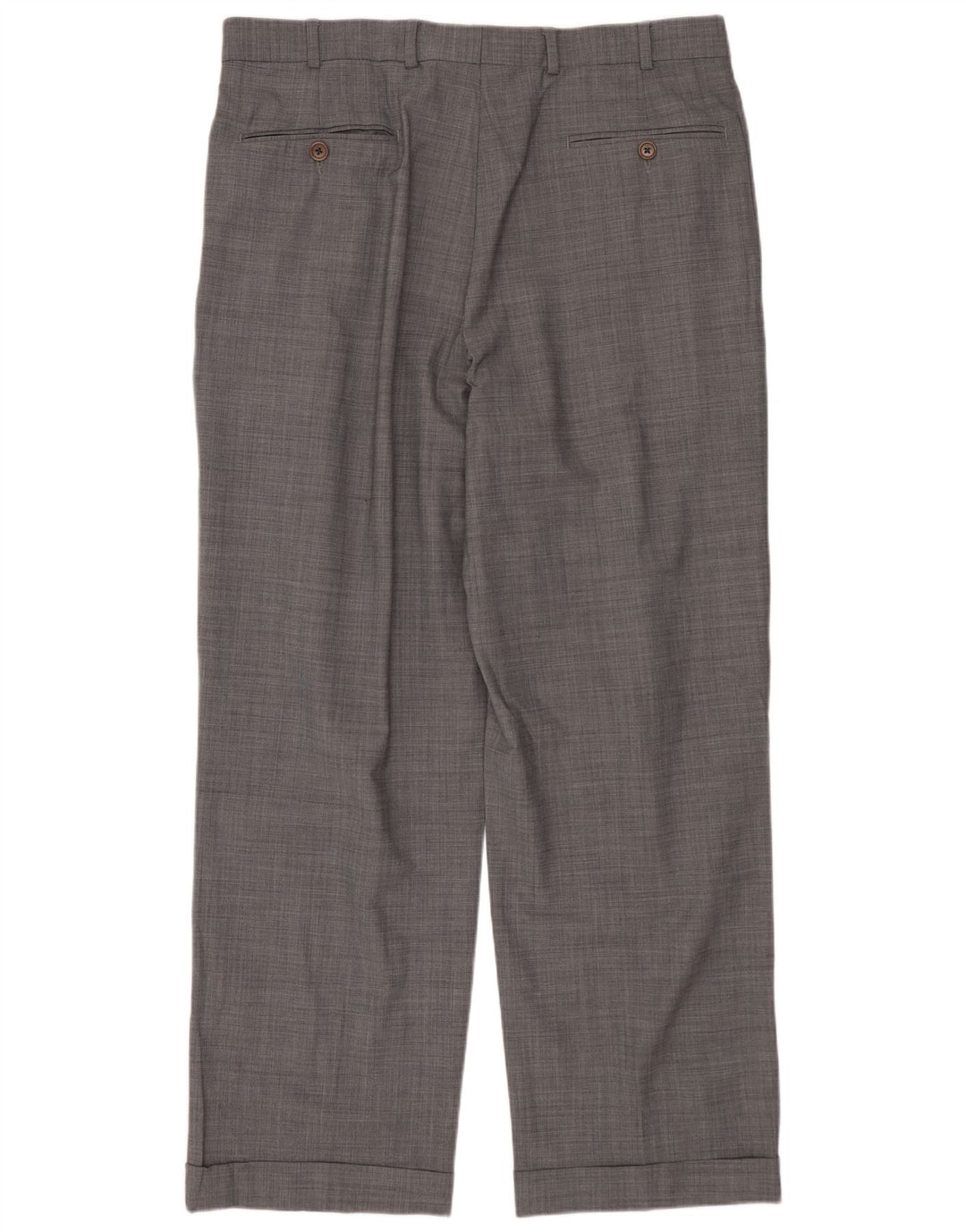 BROOKS BROTHERS Traje de 2 piezas con 2 botones 346 para hombre UK 42 XL W34 L29 Lana gris