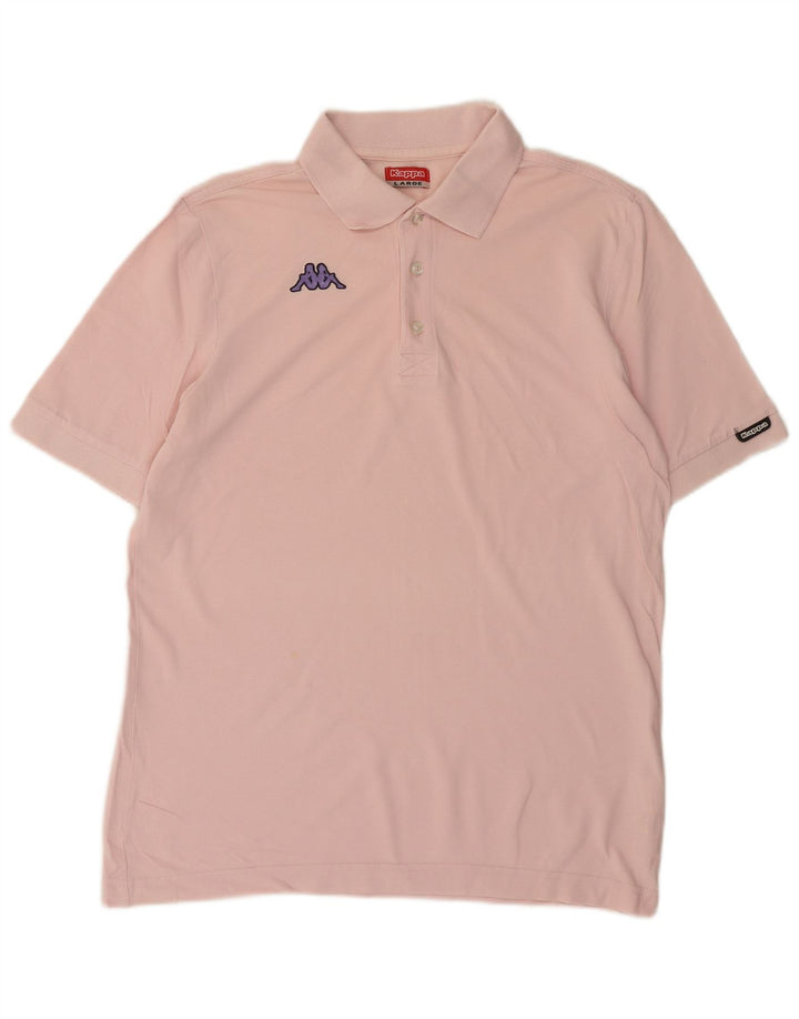 Polo Kappa Hombre Grande Rosa Algodón