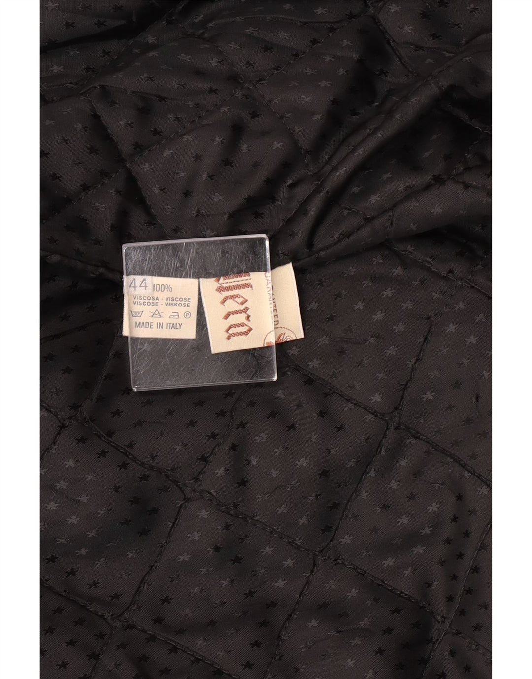 Vintage mujer abrigo de cuero de gran tamaño IT 44 Medio Negro Cuero Clásico