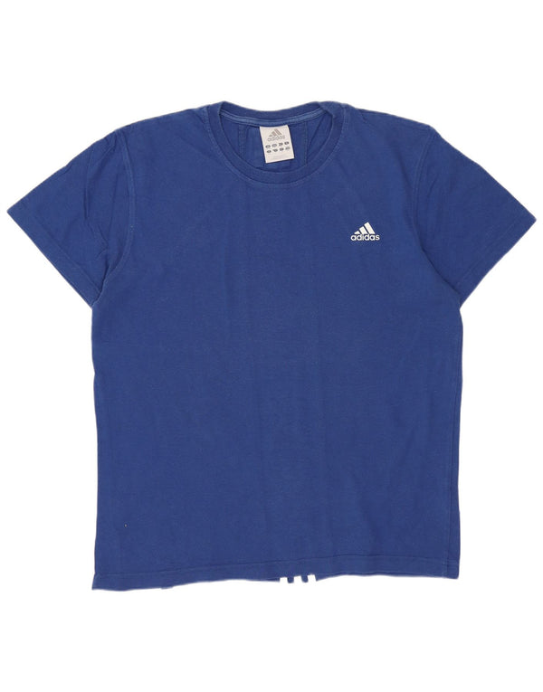 Adidas Camiseta gráfica para hombre Top UK 36/38 Small Blue Cotton