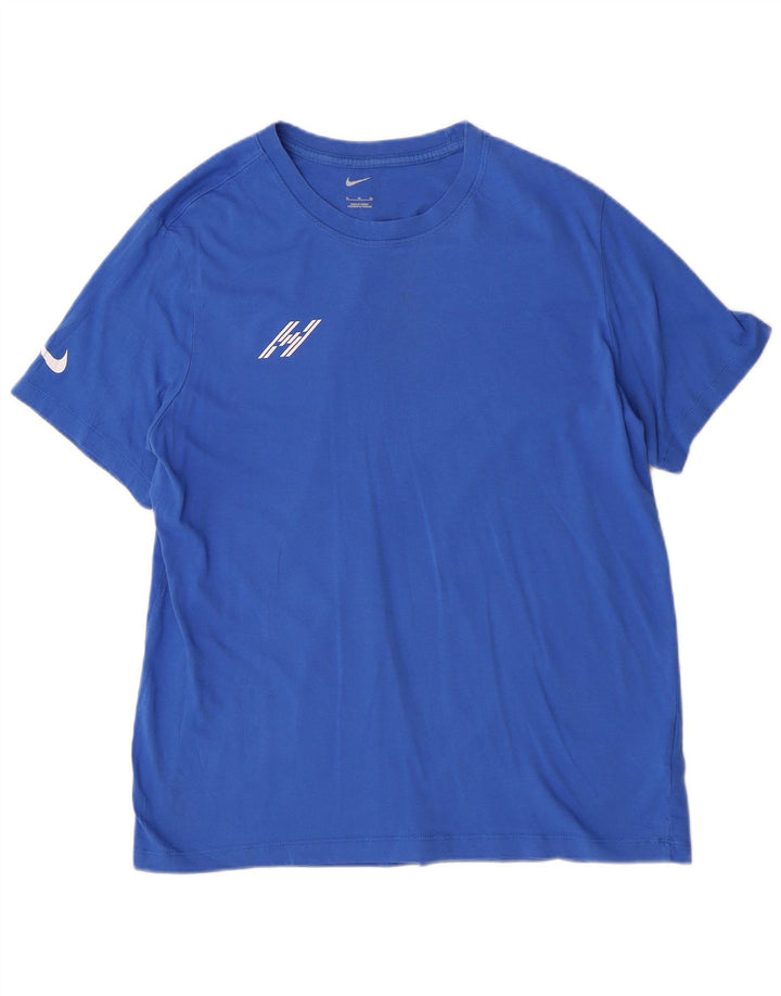 Nike Camiseta gráfica para hombre Top XL Algodón azul