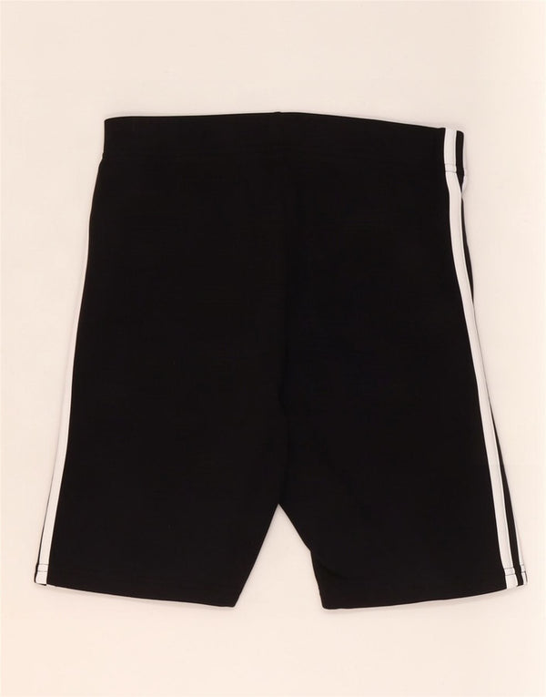 Adidas Pantalones cortos deportivos para mujer Reino Unido 12/14 Mediano Negro Algodón