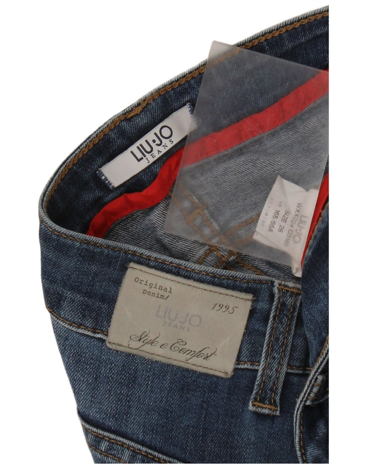 Vaqueros Cortos Mujer Liu Jo W28 L25 Azul
