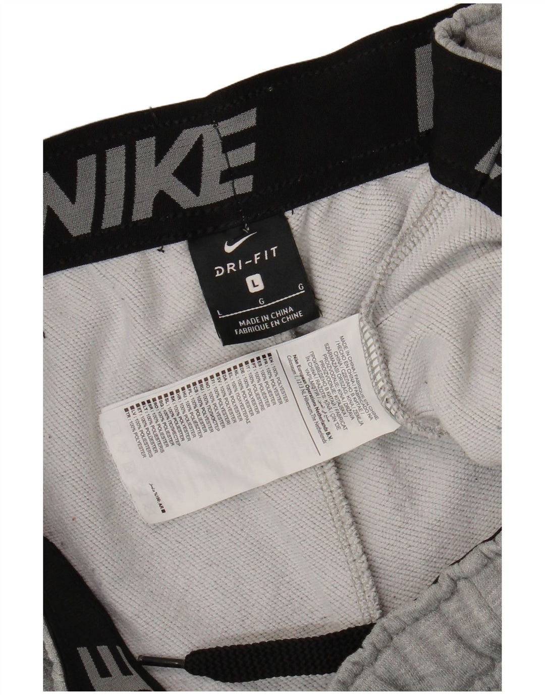 Nike Hombre Dri Fit Chándal Pantalones Joggers Grande Gris Poliéster