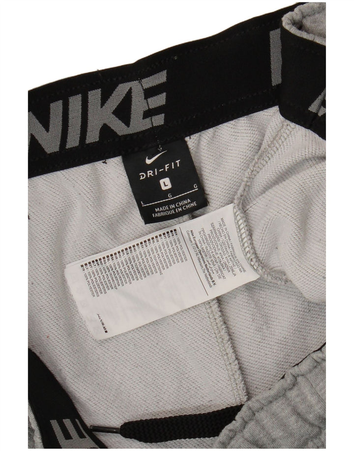 Nike Hombre Dri Fit Chándal Pantalones Joggers Grande Gris Poliéster