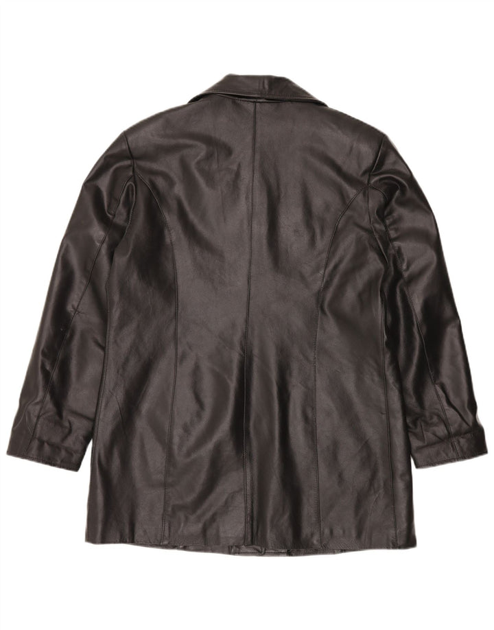 Chaqueta de cuero para mujer K'S IT 48 XL Negro