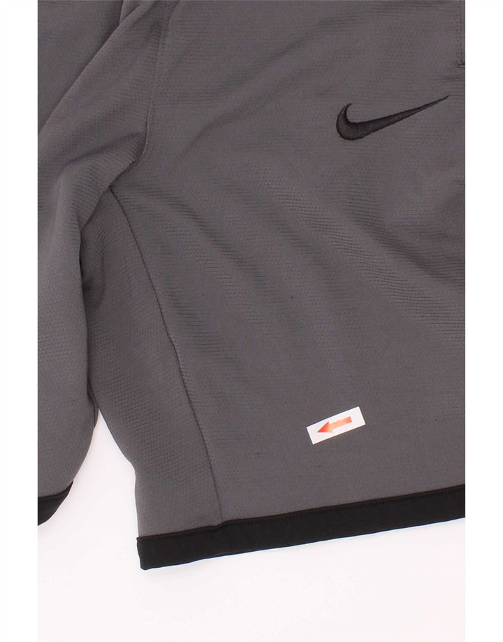 Nike Pantalones cortos deportivos Dri Fit Graphic para niños 12-13 años Poliéster gris grande
