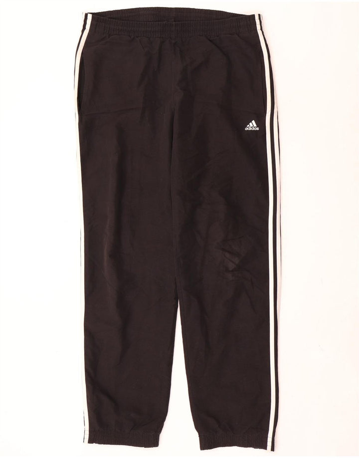 Adidas Hombre Pantalones De Chándal Joggers Medium Negro Poliéster