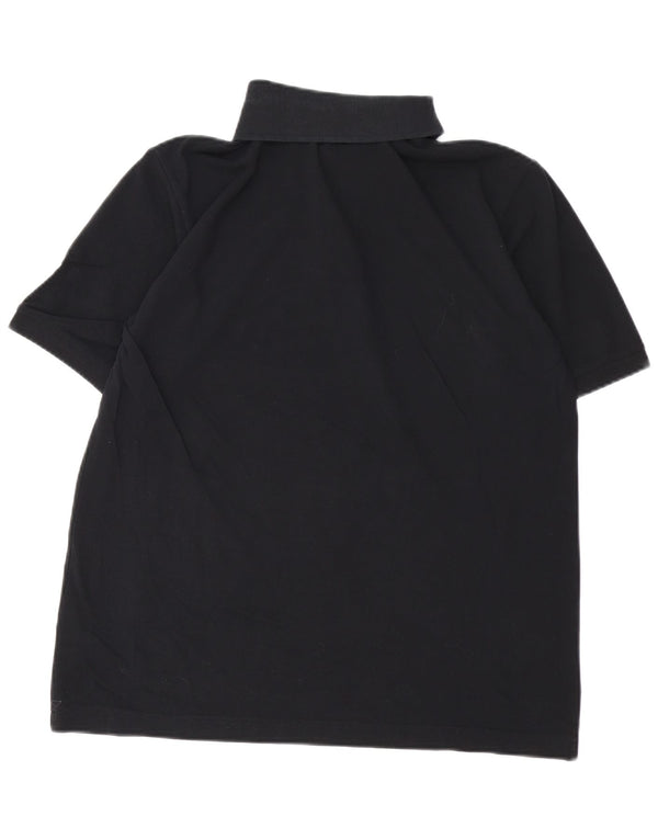 Kappa Polo Hombre Grande Algodón Negro