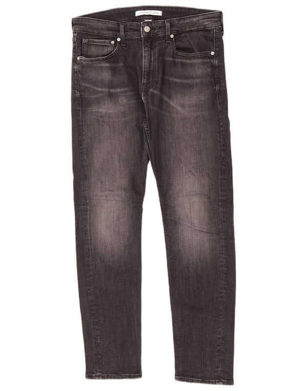 Calvin Klein Jeans Slim para Hombre W32 L30 Algodón Gris
