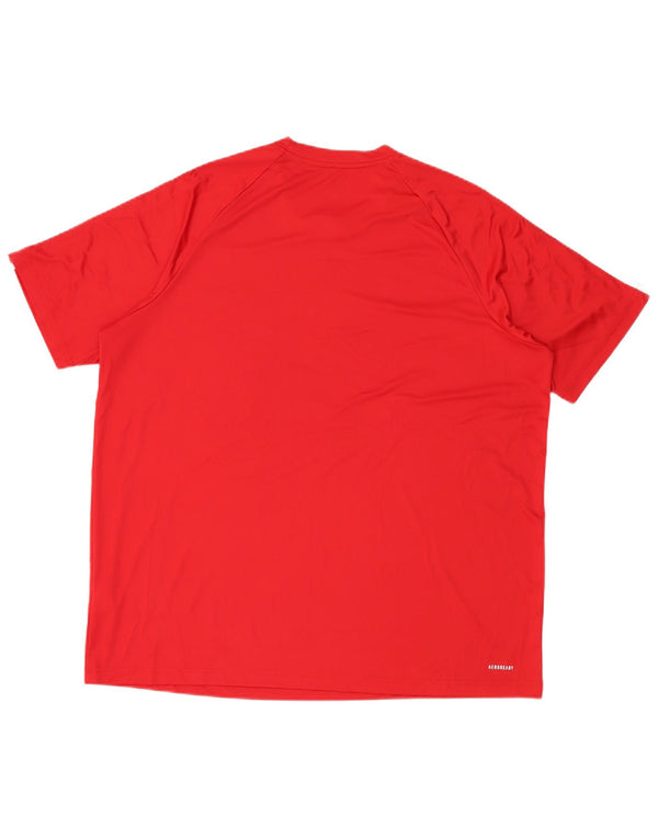 Adidas Camiseta Aeroready para hombre Top 2XL Poliéster rojo