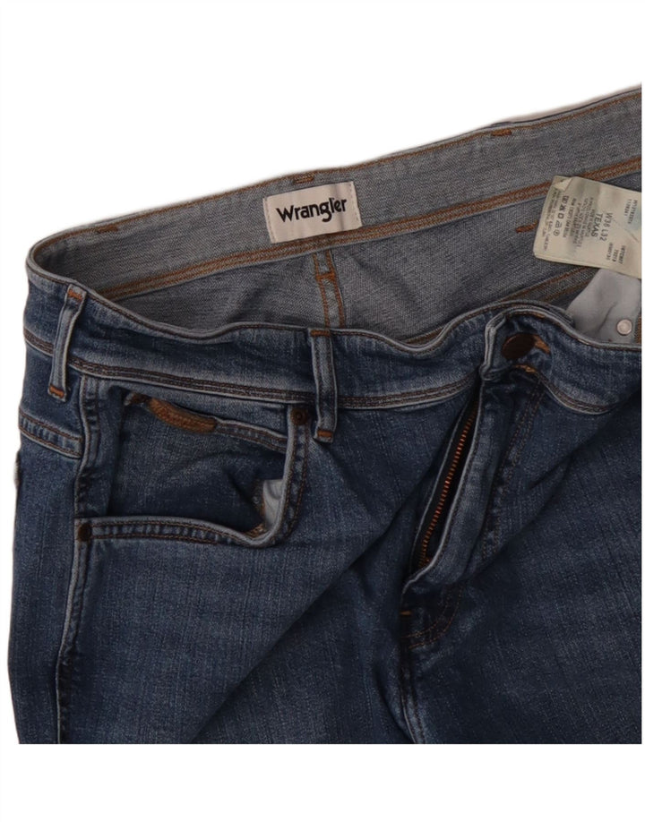 WRANGLER Vaqueros rectos Texas para hombre W36 L32 Algodón azul