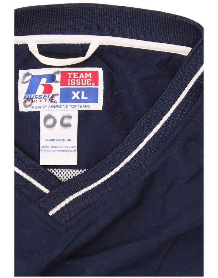RUSSELL ATHLETIC Sudadera Hombre Jersey XL Azul Marino Colorblock Poliéster