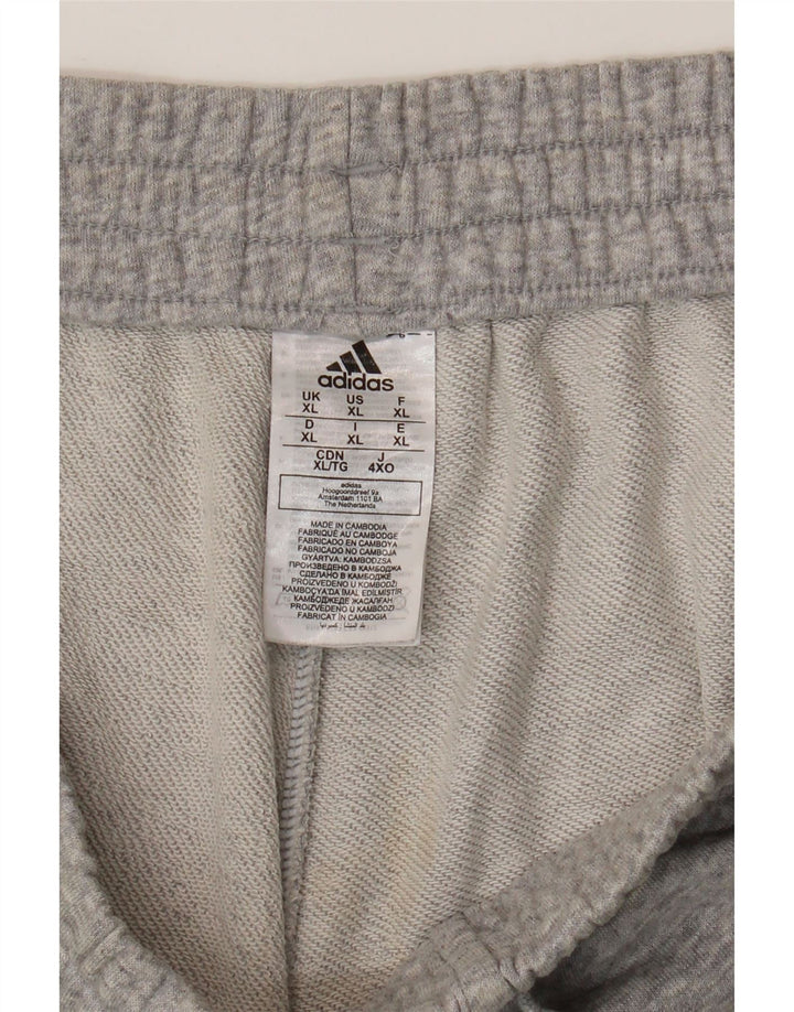 ADIDAS Pantalones cortos deportivos para hombre XL Gris Algodón
