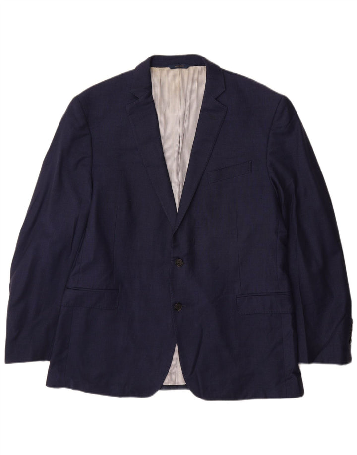 Brooks Brothers Chaqueta tipo blazer para hombre Regent Fit UK 44 2XL Lana azul marino