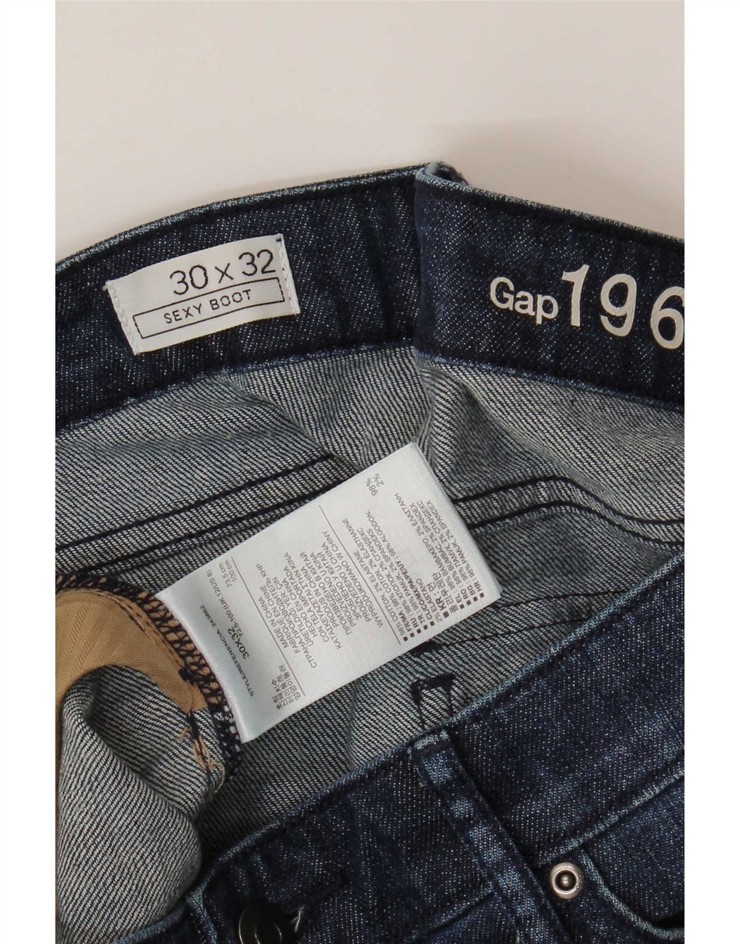 Vaqueros Bootcut Mujer Gap W30 L32 Algodón Azul