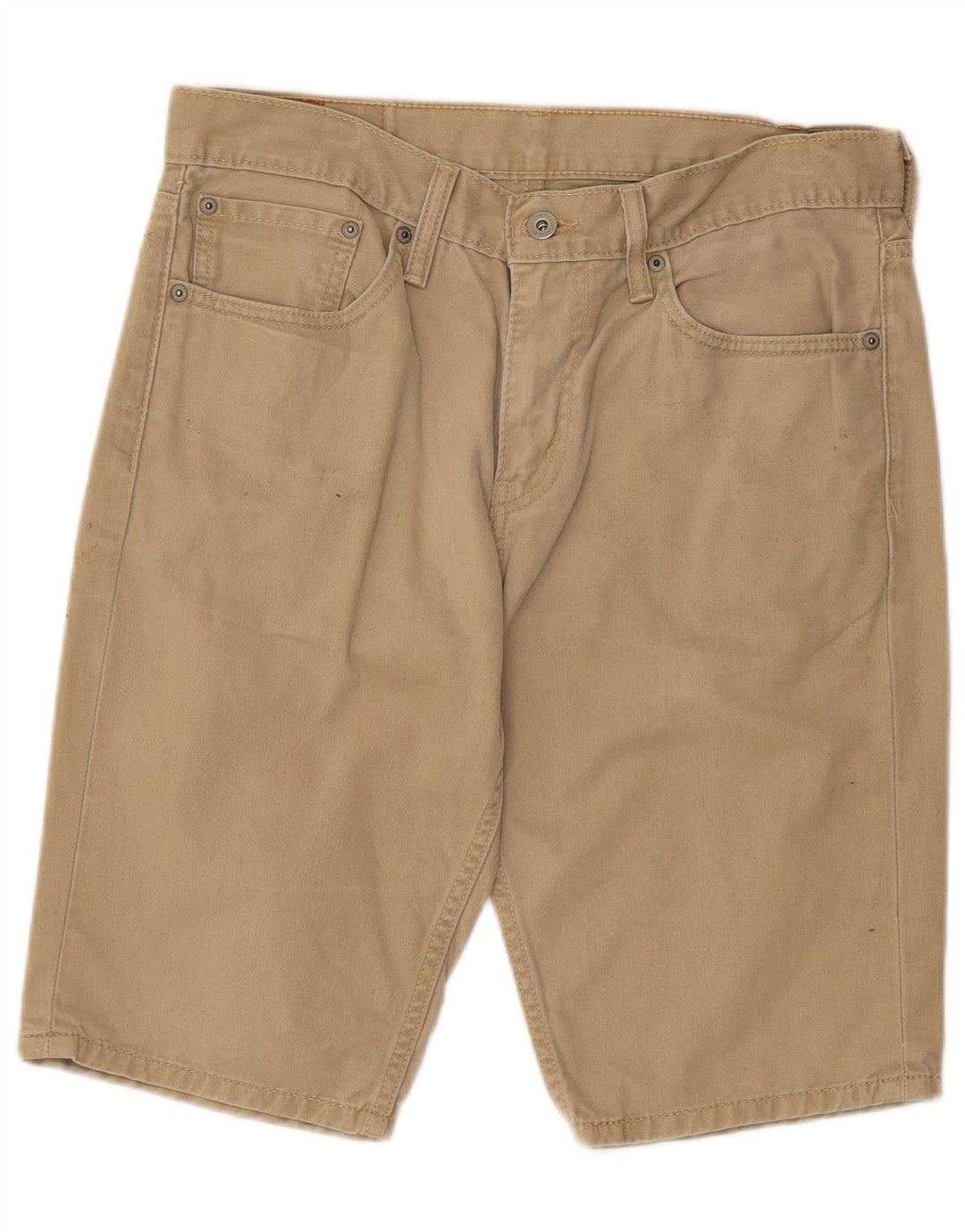 Levi's Mens 511 Shorts Casuales W32 Algodón Beige Medio