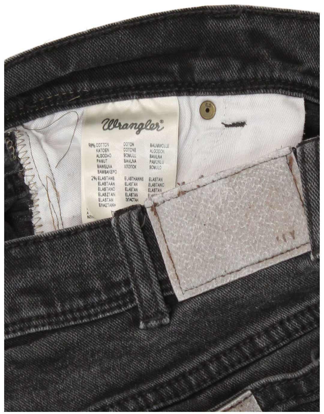 Wrangler Vaqueros rectos de corte regular para hombre W36 L32 Algodón gris