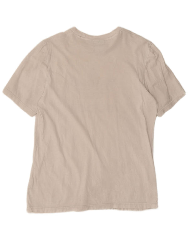 Adidas Hombre Camiseta Gráfica Top Mediano Blanco