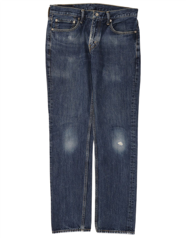 LEVI'S Jeans ajustados desgastados 511 para hombre W32 L29 Algodón azul