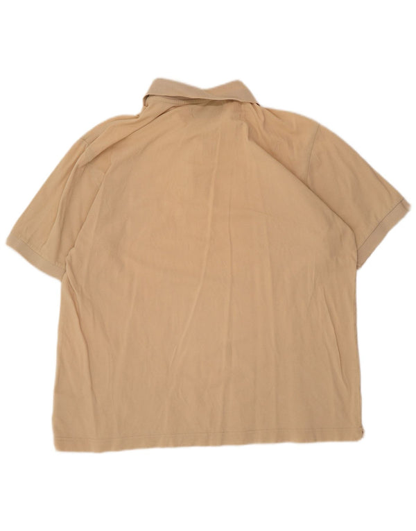 Polo Kappa Hombre Grande Beige Algodón