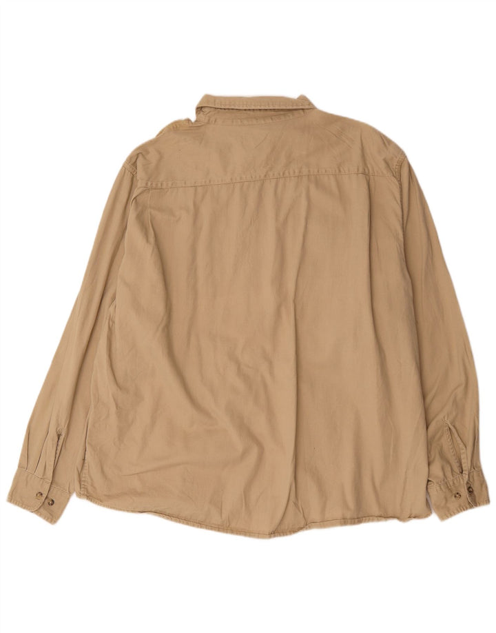 Wrangler Camisa Hombre 3XL Algodón Beige
