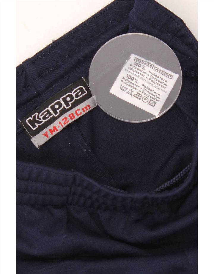 Kappa Pantalones Cortos Deportivos para Niños 7-8 Años Medio Azul Marino Poliéster