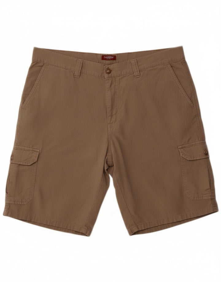Carrera Mens 618 Cargo Shorts W36 Grande Algodón Beige