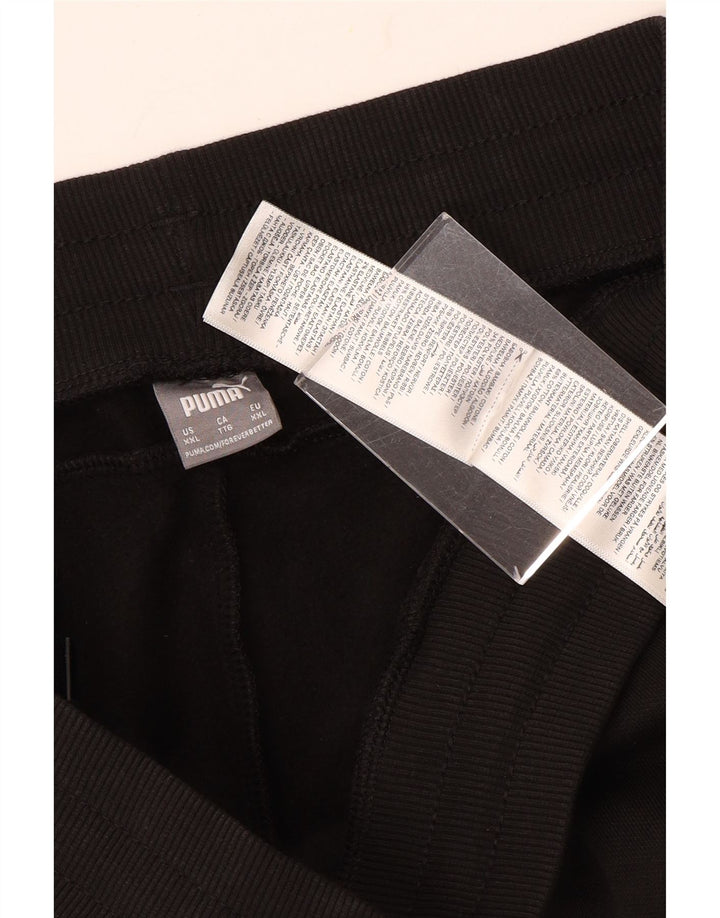 PUMA Pantalones de chándal para hombre Joggers 2XL Algodón negro