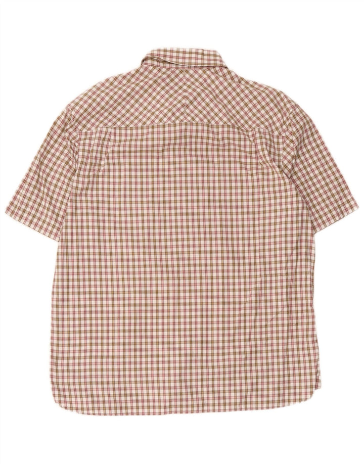 Fred Perry Camisa De Manga Corta Hombre XL Cuadros Multicolor