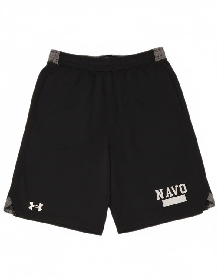 Under Armour Shorts deportivos con estampado gráfico para hombre Poliéster con bloques de color negro pequeño