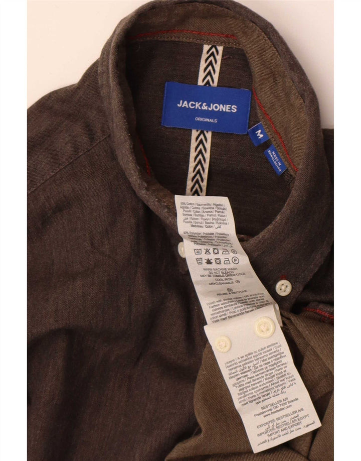 Camisa Jack & Jones Hombre Algodón Gris Medio