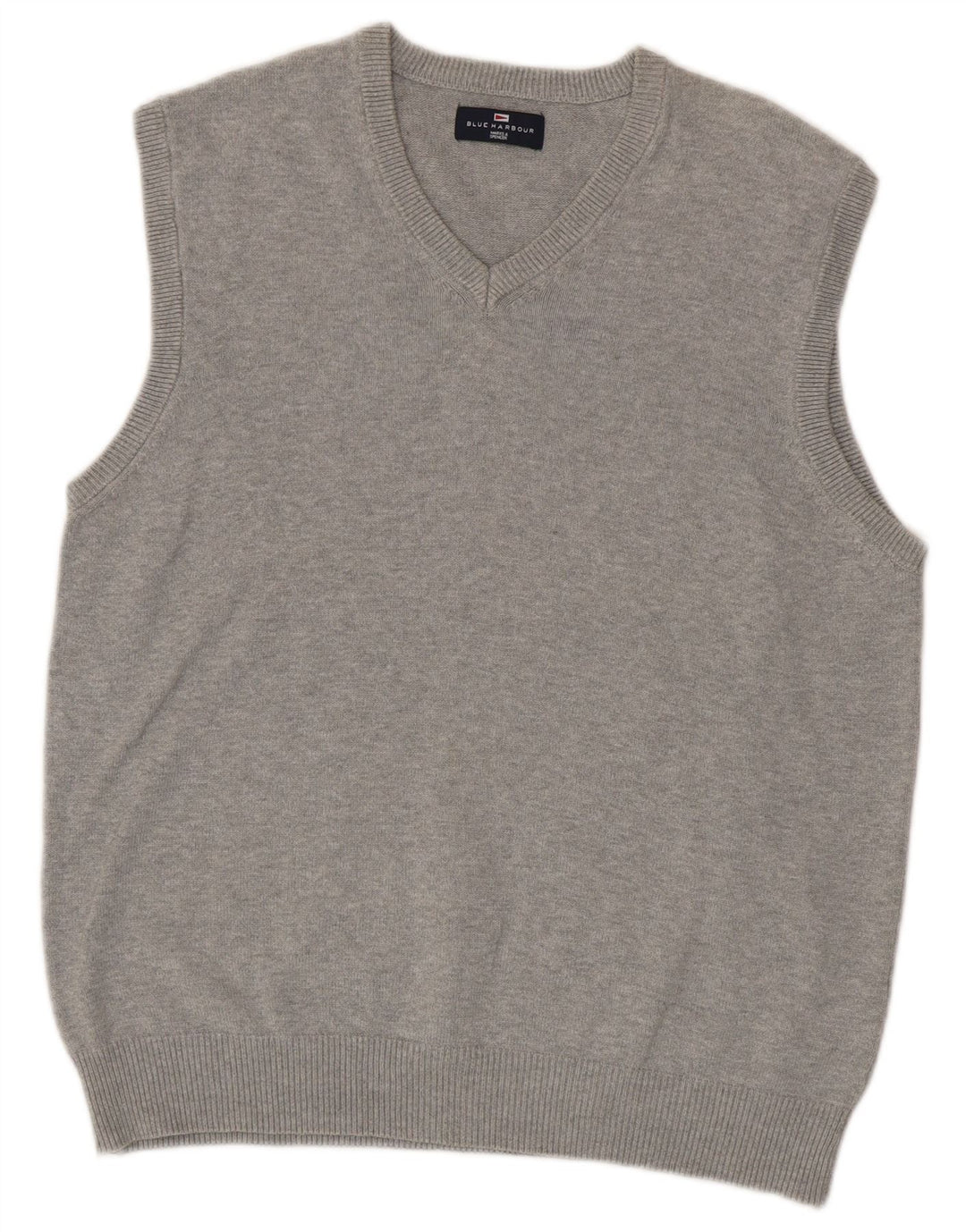 Marks & Spencer Camiseta sin mangas azul Harbor para hombre de algodón gris medio