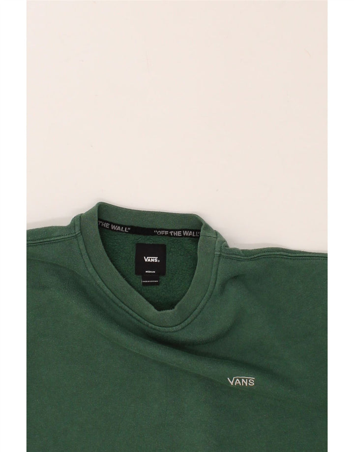 VANS Hombre Sudadera Jumper Medium Verde Algodón