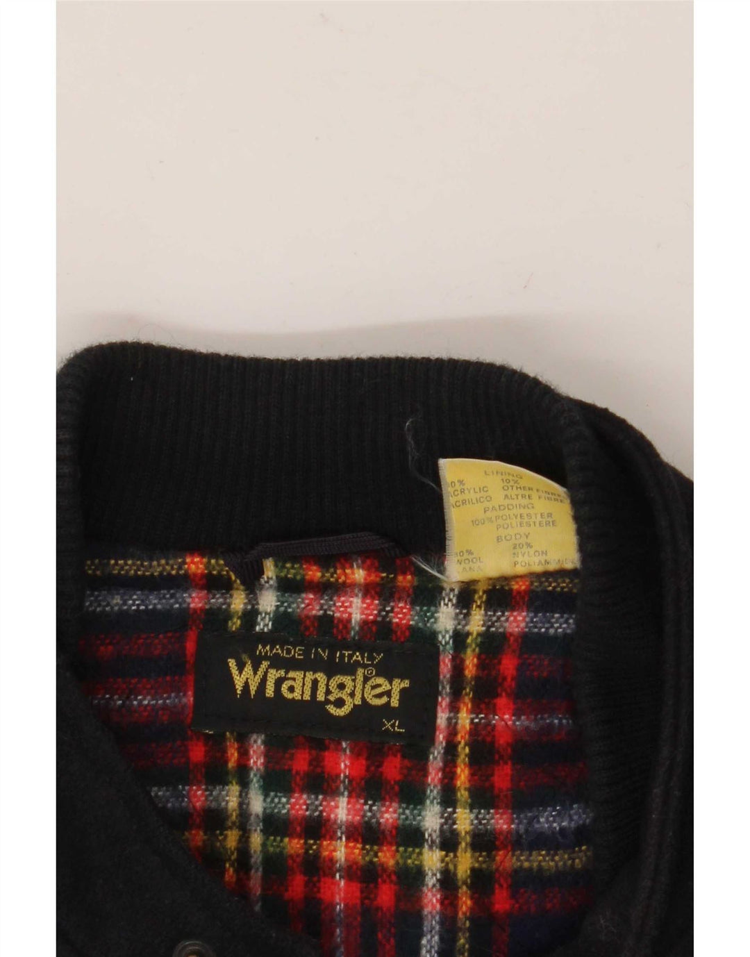 Wrangler Abrigo cortavientos para hombre UK 42 XL Lana azul marino