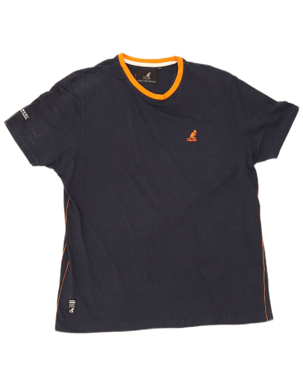 Camiseta Kangol Hombre Top XL Azul Marino Algodón