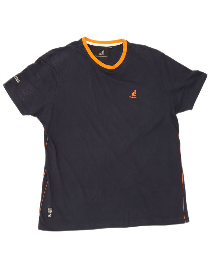 Camiseta Kangol Hombre Top XL Azul Marino Algodón