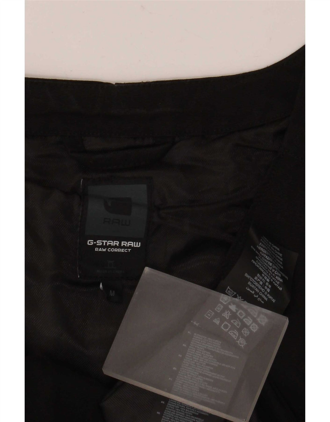 Chaleco G-Star Hombre Algodón Negro Mediano