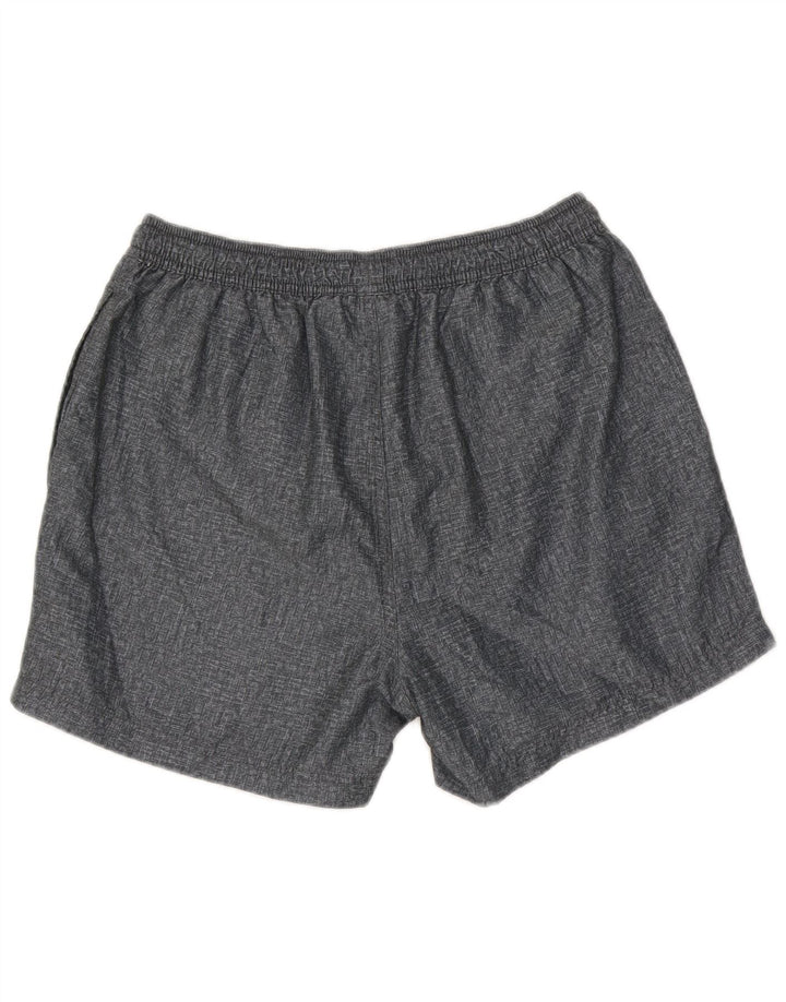 Pantalones cortos deportivos vintage para hombre Poliéster gris grande