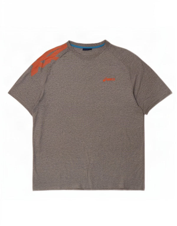 Asics Camiseta Gráfica Hombre Top XL Gris Algodón