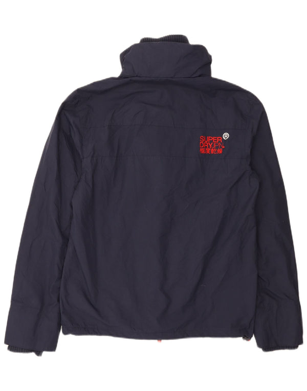 Superdry Chaqueta impermeable Windcheater para hombre UK 36 Small Azul marino Nylon