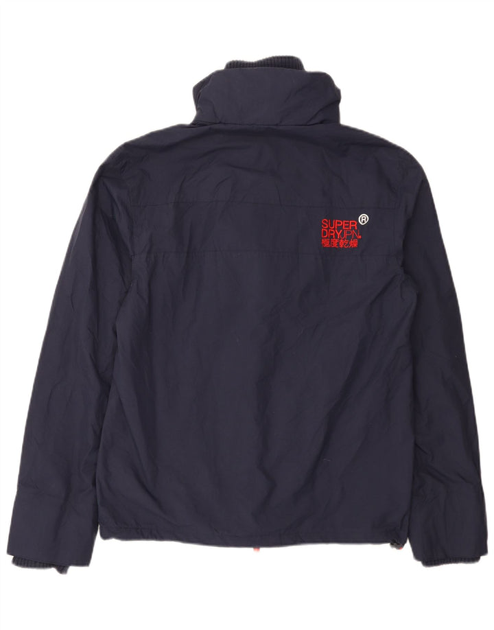 Superdry Chaqueta impermeable Windcheater para hombre UK 36 Small Azul marino Nylon