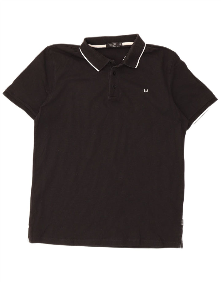 Polo Liu Jo Hombre Algodón Negro Mediano