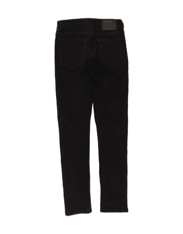 JACK & JONES Womens GLENN Slim Jeans W28 L32 Black Cotton Vintage Jack & Jones and Second-Hand Jack & Jones from Messina Hembry 