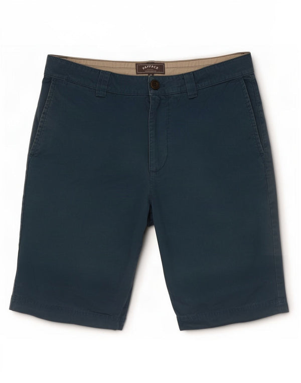 Pantalones cortos chinos para hombre Fat Face Large W34 Algodón azul