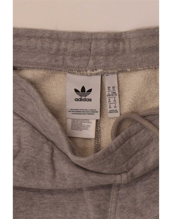 Adidas Pantalones cortos deportivos para hombre XL Gris Algodón