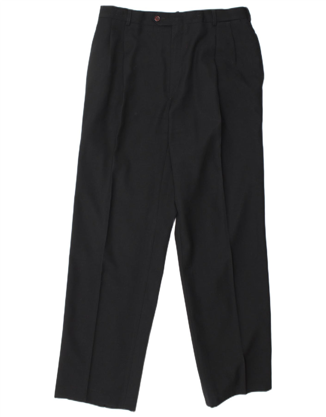 Egon Von Furstenberg Mens UK 40 Large W32 L32 Lana virgen negra