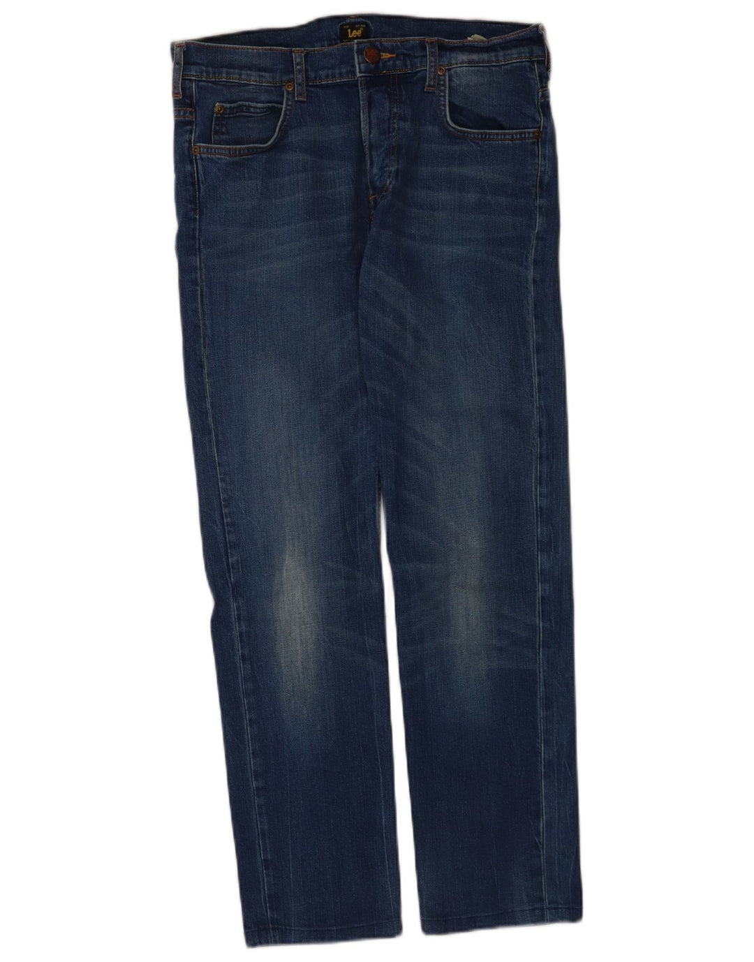 Vaqueros Lee Powell Slim W31 L29 Algodón Azul Mujer