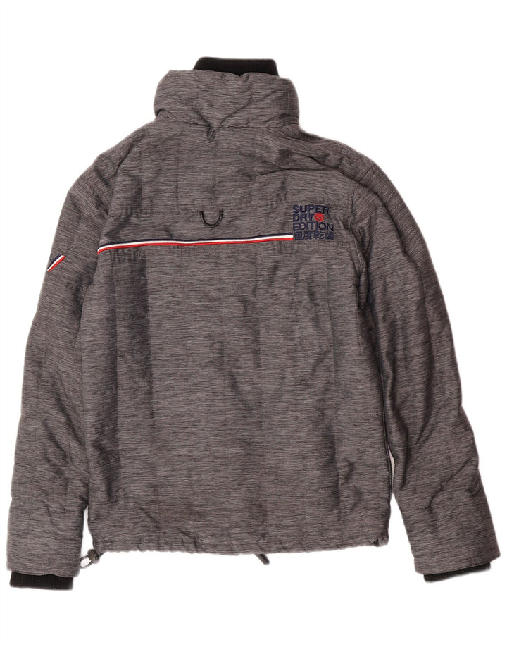 Superdry Chaqueta cortavientos para hombre ES 34 XS Gris Nylon